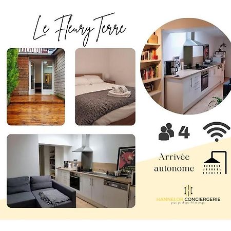 Fleuryterre - Grand 2 Pieces Avec Terrasse Apartment Deville-les-Rouen Exterior photo